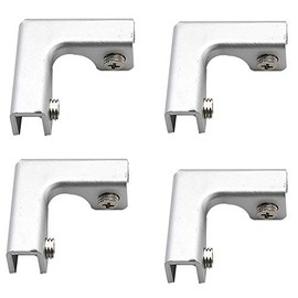 "Sleeve" glass clamp, "sleeve" glass clamp, glass fixing clamp glass, used for glass panel fixing, with screws (pack of four)