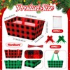 Skyygemm 12 Pcs Christmas Basket for Gifts Empty Kit 9.8