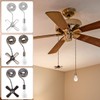 Ceiling Fan Pull Chain - Light Bulb & Fan Pattern