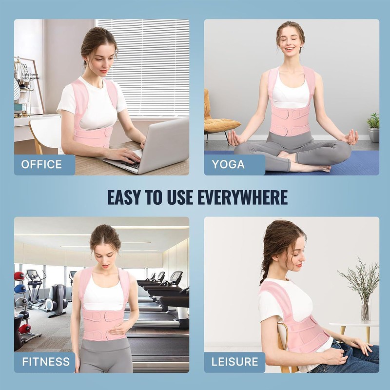 FunnAura Scoliosis Back Brace for Posture Corrector Women, Upper Back