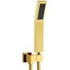 Bathroom Gold Handheld Shower Wand, Hand Brass Shower Head with