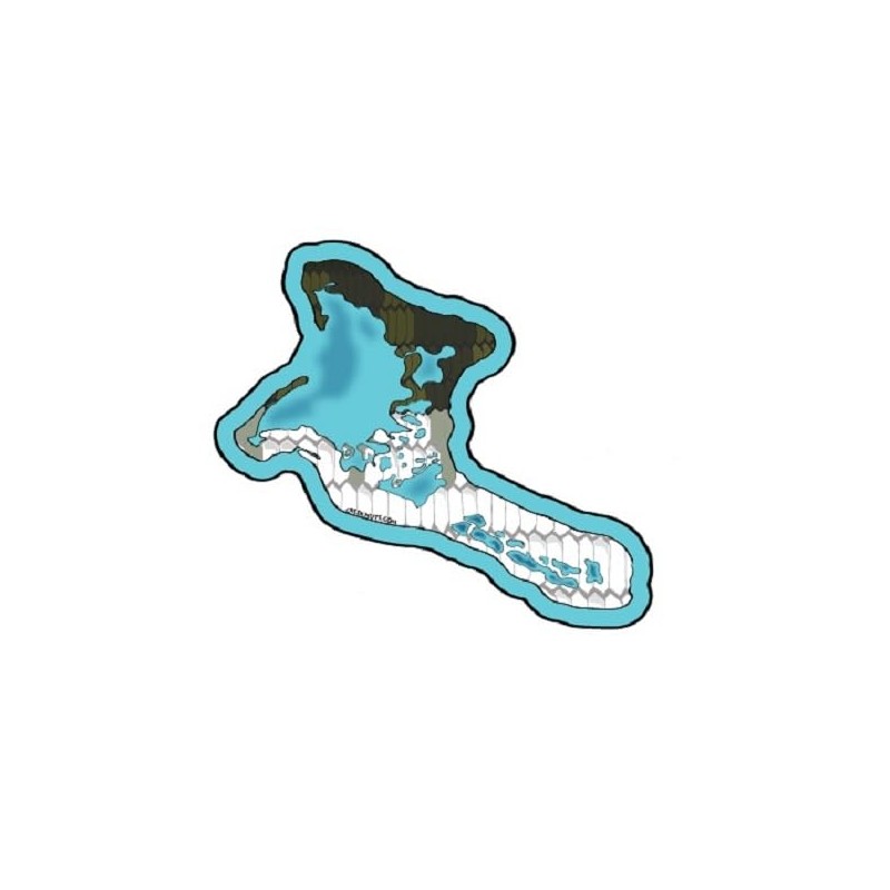 Christmas Island Bonefish Sticker Decal