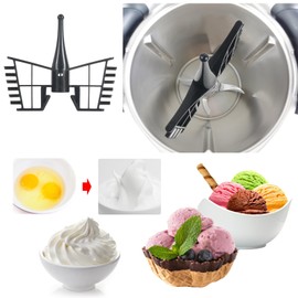 BEENNA Whisk with Butterfly, Mixing Attachment for Monsieur Cuisine Connect and Smart, Monsieur Cuisine Accessories, Ideal for Preparing Creamy Desserts, Cream and Egg White