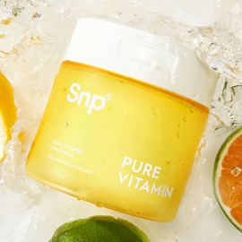 SNP Pure Vitamin Toner Pads 60 sheets Moisturizing dead skin cells hypoallergenic hyaluronic acid Vita skin texture care / Snp 퓨어 비타민 토너 패드 60매 보습 각질 저자극 히알루론산 비타 피부결 케어
