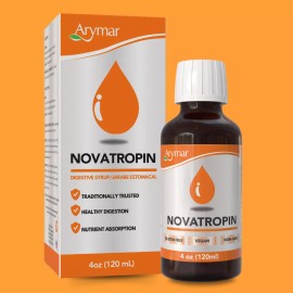 Arymar Novatropin Syrup, 4 fl oz – Herbal Digestive Support, Gluten-Free