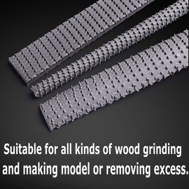 AihuiWood Rasp File Set 3 Pack Wood File Woodworking Files, Round, Half-round, Flat File Rasp High Quality Carbon Steel Rasp File for Woodworking Shaping, Sharping Wood