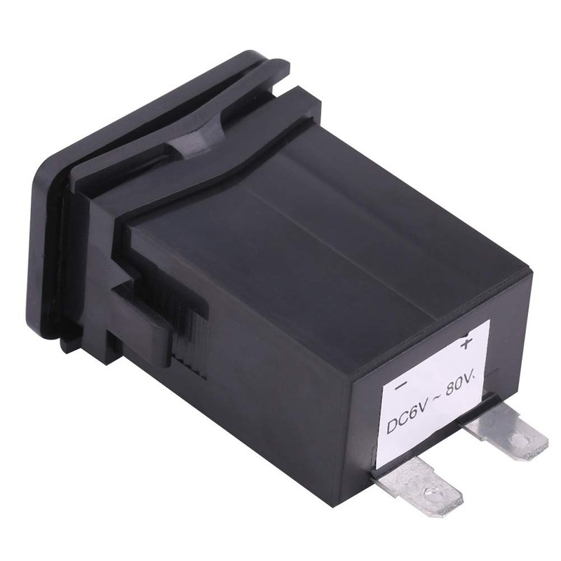 EVGATSAUTO Mechanical Engine Hour Meter Generator Hourmeter, DC 6-80V Mechanical