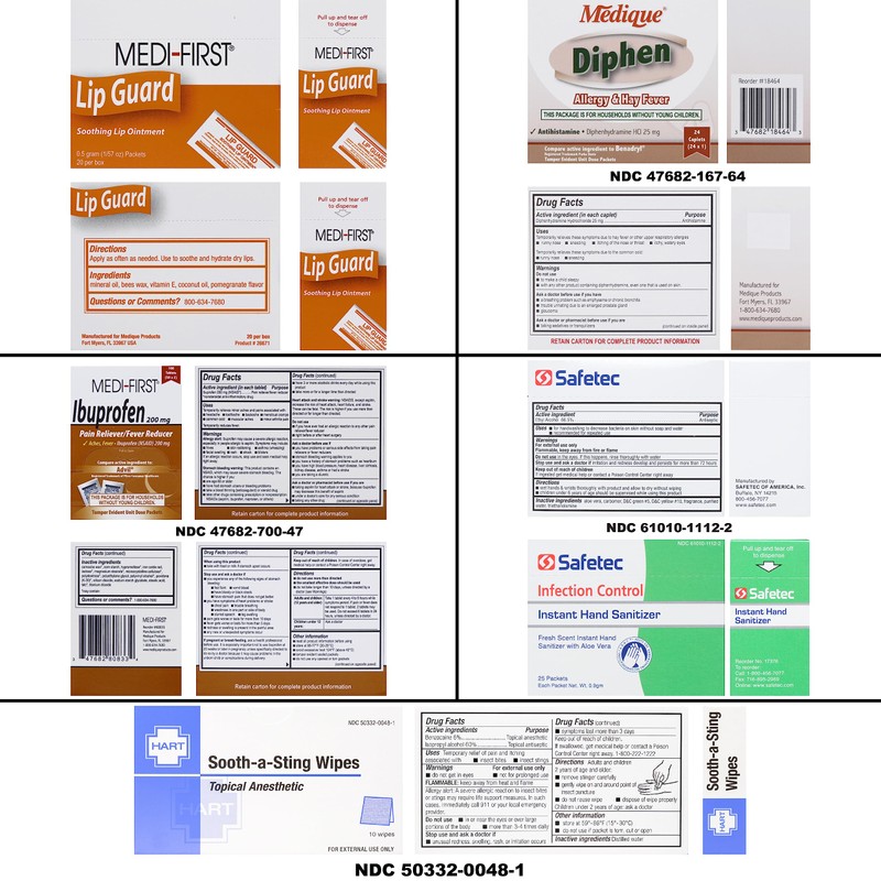 MFASCO Marine Emergency First Aid Kit - Waterproof Plano Case,