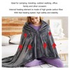 Electric Heated Blanket Coral Fleece Carbon Fiber Safe Heating 3