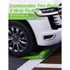 E-SDS Combinable Tire Skates 4 Pack, 3.2 in to 6.4