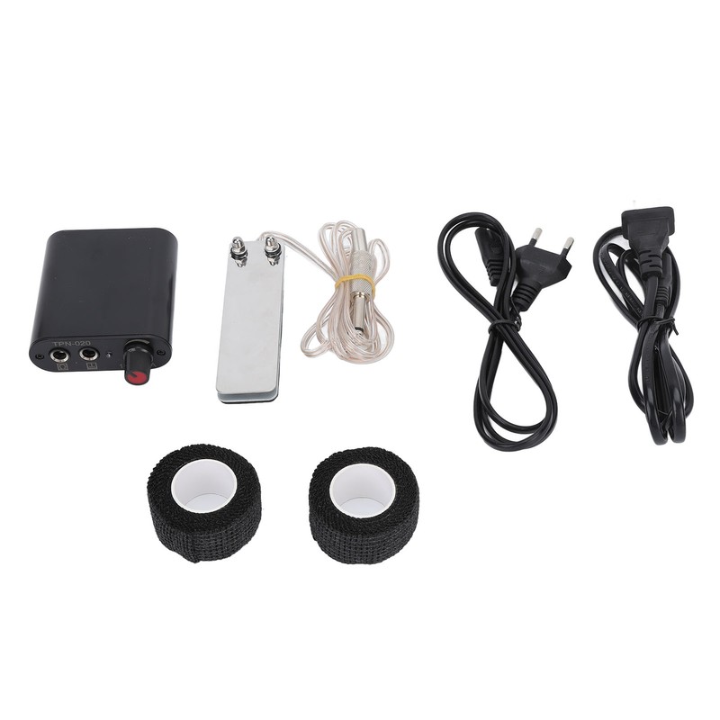 Rotary Tattoo Pen Set Power Supply Foot Pedal DC Clip