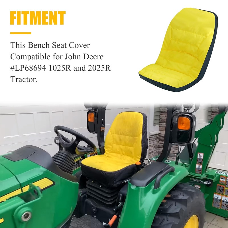 Seat Protect Cover Compatible for John Deere Model 1025R 2025R