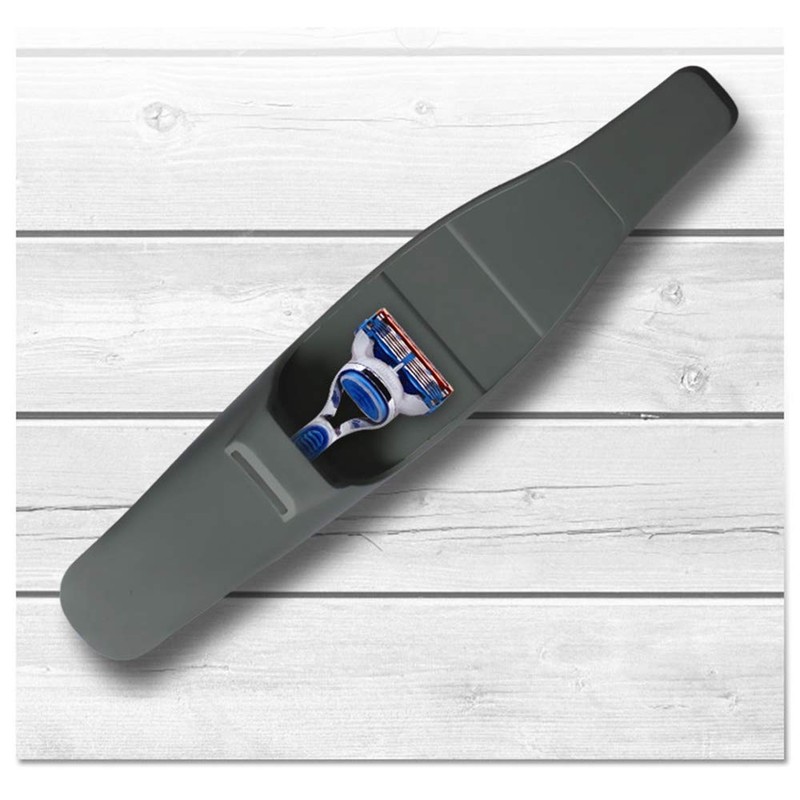 2-Pack Silicone Razor Case, Portable Soft Shaver Cover Bag Protector,