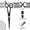 Focus World Uk FOCUSWORLD Professional Hairdressing Scissors 6.5" Black