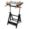 WEN Portable Work Bench with Steel Construction, Clamping Vises, and