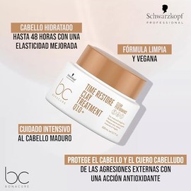 BONACURE - Time Restore Mascarilla Tratamiento de Arcila Q10 200 ml, Cuidado Intensivo del Cabello Maduro, Protege el Cabello y Cuero Cabelludo,...   