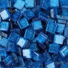 Glass Mosaic Tiles Square Glitter Crystal Mosaic Stones Glass Pieces