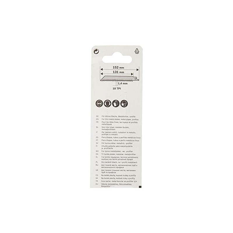 Bosch 2609256706 Sabre Saw Blade S922EF