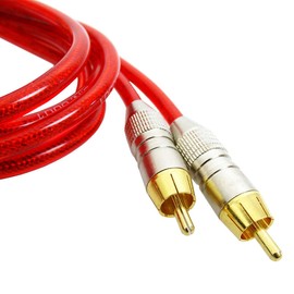 Rode RCA Cable Set HiFi Connection Cable RCA 1x Red / 1x Brown 3 m
