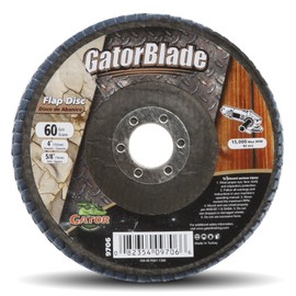 Gator Finishing 9706 60 Grit Aluminum Oxide Grinding and Sharpening (1 Pack), 4"