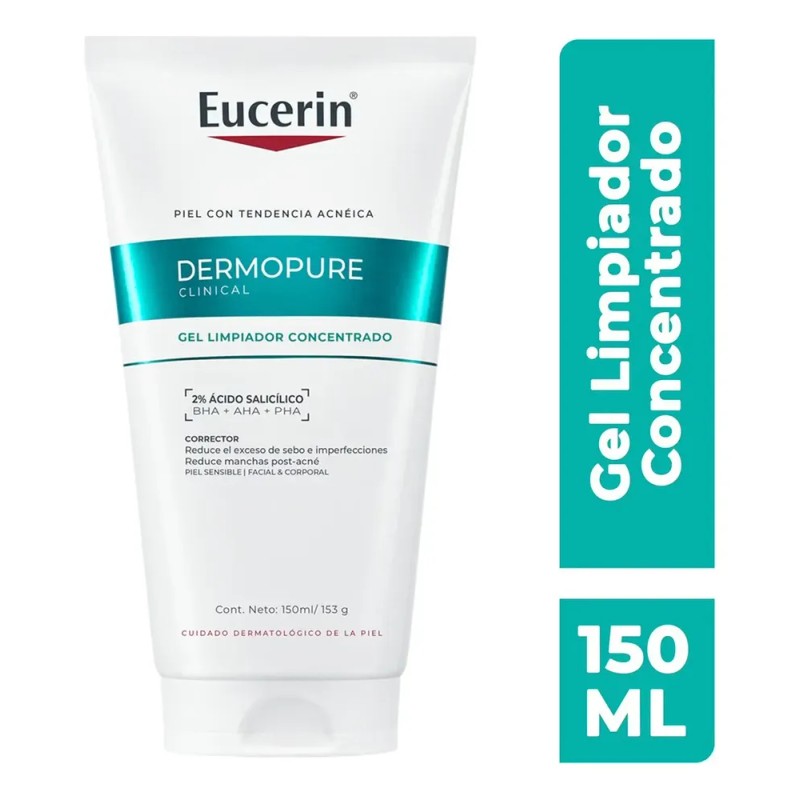 Eucerin Dermopure Gel Limpiador Concentrado 150ml
