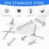 510Pcs Stainless Steel Wood Screws Assortment Kit - #4#6#8#10#12 Phillips
