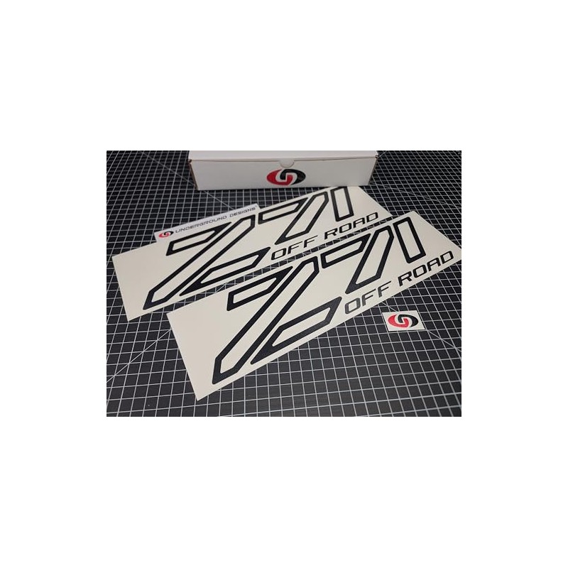 Z71 Off Road Decals (2-Pack) Bedside Fender Stickers Fits Chevy