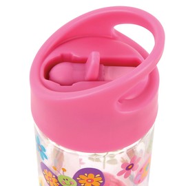 Stephen Joseph, Kids Flip Top Water Bottle, 10 oz Tritan BPA Free, Water Bottle for Girls & Boys, Back to School Flip Top Bottle, BUTTERFLY