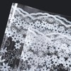 RUSPEPA 20 Sheets Flower Wrapping Paper - Lace Cellophane Plastic