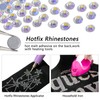 Beadsland 2880 Pieces Hotfix Rhinestones, Heat Fix Rhinestones for Crafts,