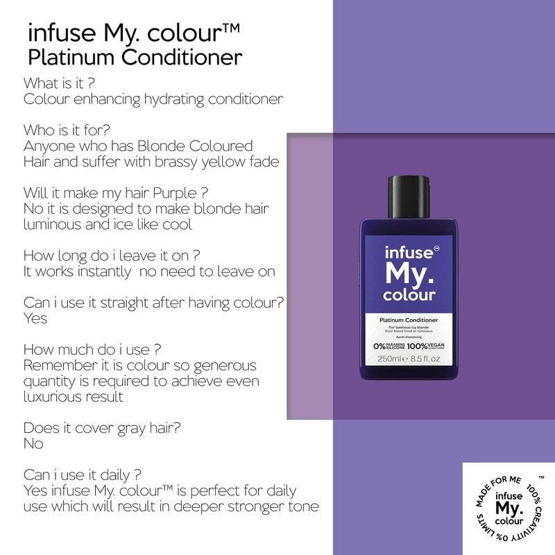 My.Haircare Infuse My.Colour Platinum Conditioner 250ml