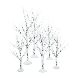Department 56 Village Winter Birch Set of 6, Wrapped Wire