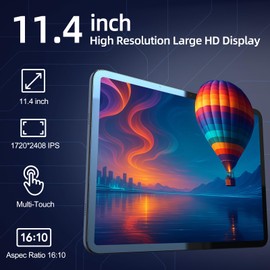 11 inch Tablet, Android 14 Tablet, Android Tablets with Case, 2.4K HD Touchscreen, Helio G99 Octa-core MTK8781, 20GB (8+12)+128GB, 2TB Expandable, 8000mAh, Wi-Fi 6, BT5.2, GPS, Tablets for Adults