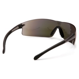 Pyramex S7255S Provoq Lightweight Safety Glasses, Multi-Color Mirror Lens