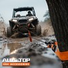 ALL-TOP Synthetic Winch Rope w/Hook & Isolator, 3/16in x 50ft,