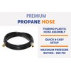 Flame King Propane Thermo Plastic Rubber Hose Assembly, 120-inch, 3/8-inch