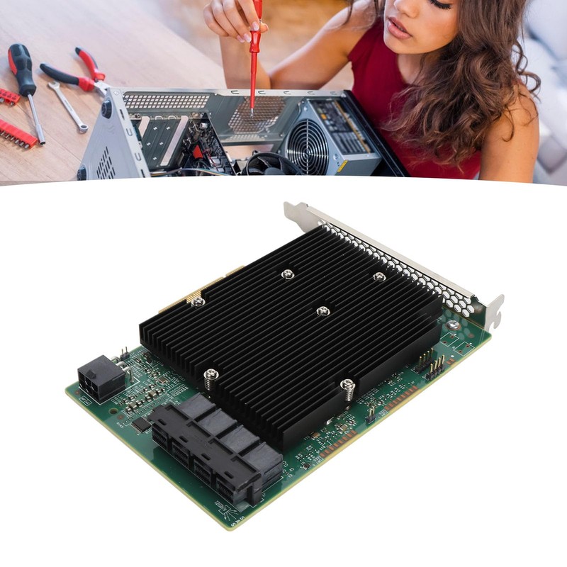 LSI SAS 9300 16I HBA Card, High Speed Transmission, 16