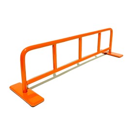 FLVFF Fingerboard Rail Bike Rack Metal Solid Steel Grind Rails Ramp and Skate Parks (BR) (Orange)