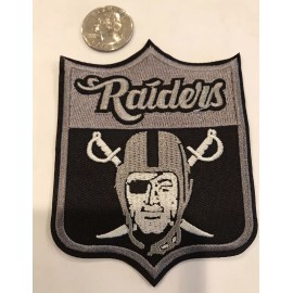 Unbranded OAKLAND/VEGAS RAIDERS VINTAGE STYLE IRON ON EMBROIDED PATCH 4”x 3” AWESOME