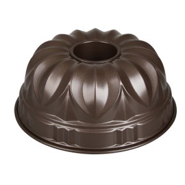 Dr. Oetker Gugelhupf Ø 25 cm BACK-EDITION, runde Backform mit Auslaufschutz, Bundform mit Antihaftbeschichtung (Farbe: Braun), Menge: 1 Stück