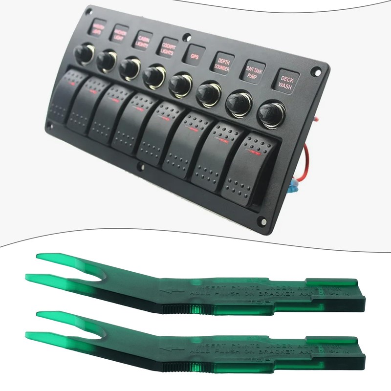 VGOL 2Pcs Rocker Switch Panel Actuator Removal Tool Compatible with