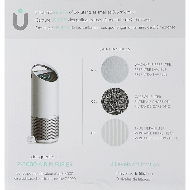Leitz Trusens Replacement Dupont Filter 3-in-1 True HEPA Drum for