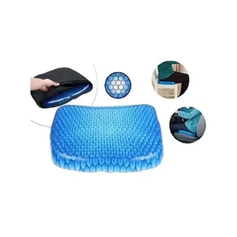 Molin 2 Cojín Silicona Asiento Gel Confortable Lavable Portátil