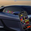 23.42x4.72in Programmable Devil Eyes LED Screen for Car Windshield -