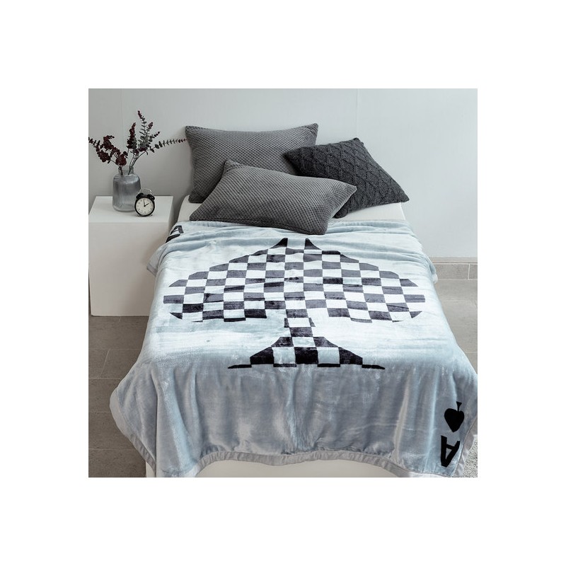 Regular Blanket X2 Double Acrylic Thick Mink Microfiber Blanket 11