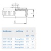 ABA Beul 20011.012.2 Round Cap with EPDM Washer and Internal