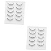 Outanaya 2sets False Lashes Fake Lashes Natural Look Makeup Eyelash