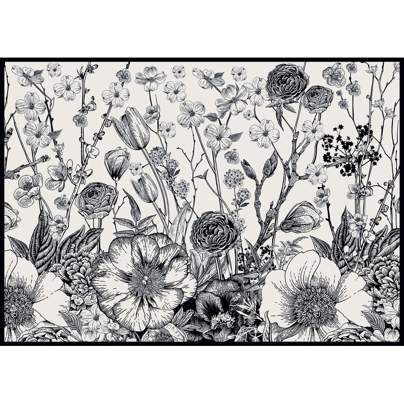 Interdruk PUZ1000FLO1 Puzzle, Flowers no. 1