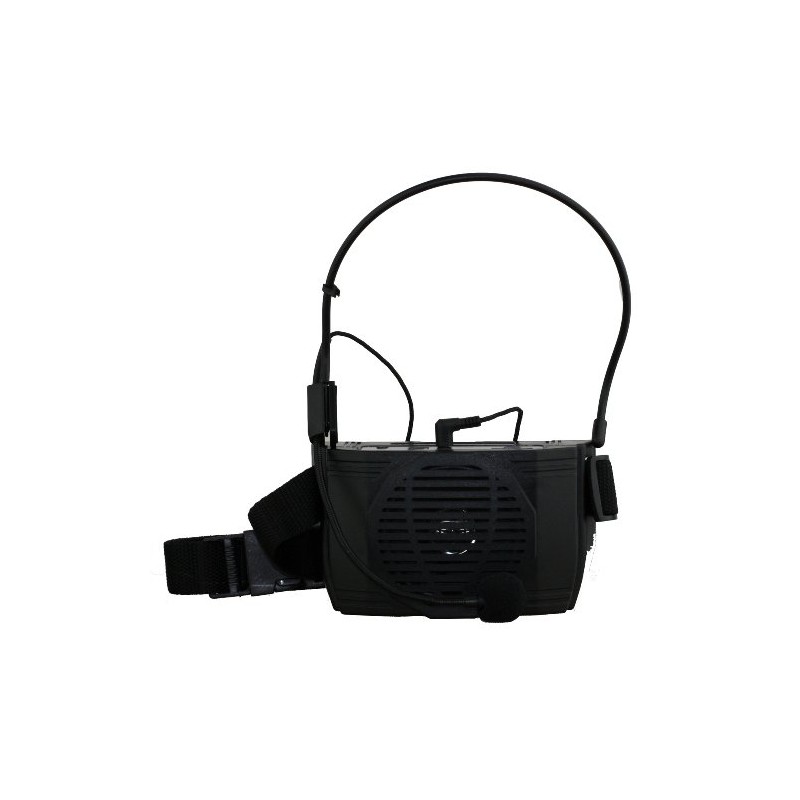 Hisonic HS125-EZ 6 Watts Waistband Amplifier, Black