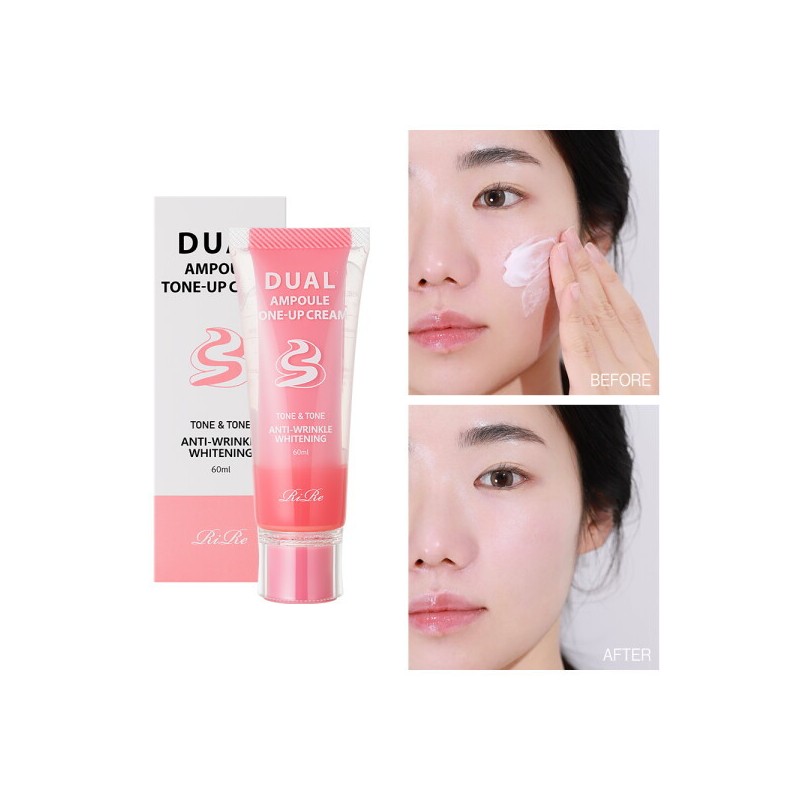 Liru 리르 듀얼 앰플 톤업크림 Lir Dual Ampoule Tone-Up Cream